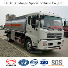 15cbm Dongfeng Euro 4 Petrol Gasoline Oil Tank Truck with Cummins Diesel Engine